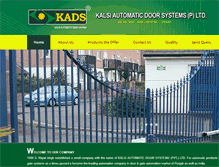 Tablet Screenshot of kalsiautodoors.com